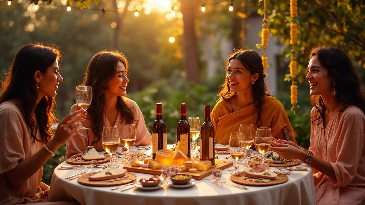 The Anatomy of a Cheese Platter with Wine